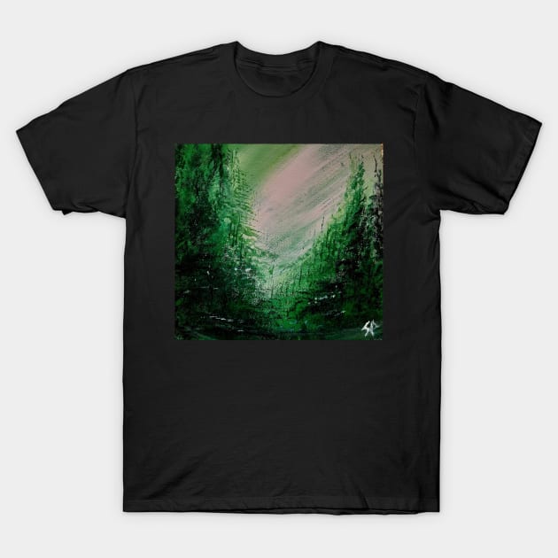 Green Forest T-Shirt by saraperry